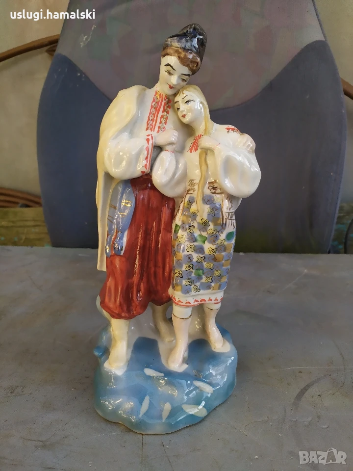Стара порцеланова фигура СССР, снимка 1