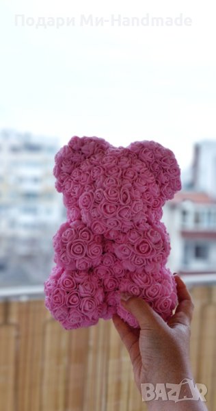 Мече от вечни рози 25см , снимка 1