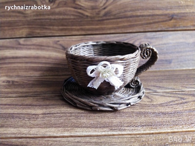 Декоративна чаша от хартия, снимка 1