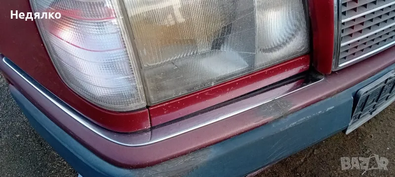 Предни хромирани лайсни за Мерцедес W 124, снимка 1