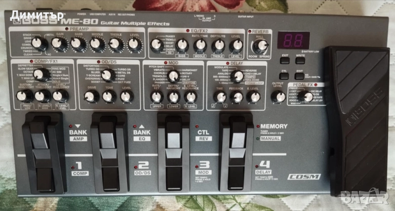 Китарен процесор BOSS ME-80, като нов., снимка 1