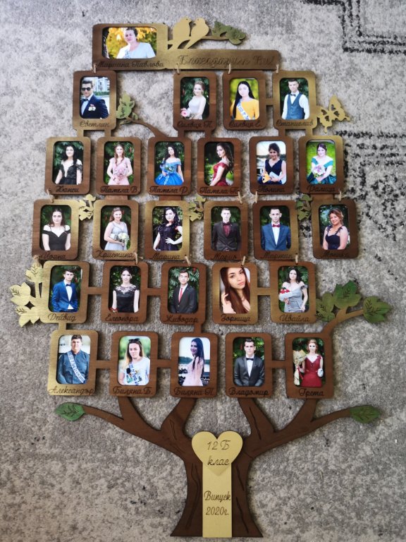 Дърво със снимки подарък за учител в Ръчно изработени сувенири в гр. Бургас  - ID29871780 — Bazar.bg