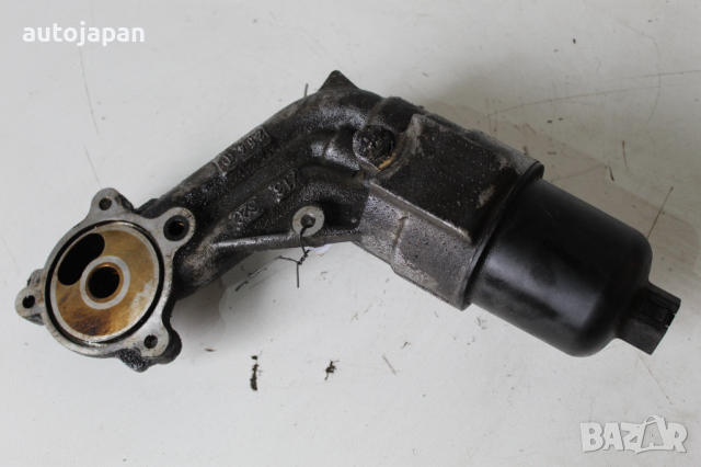 Алуминиево тяло маслен филтър с капачка Пежо 206 1.4 75кс 2врати 02г Peugeot 206 1.4 75hp 2002