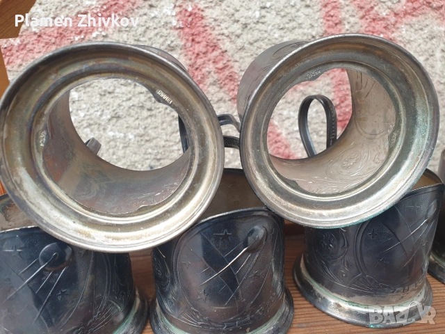 Стари възпоменателни чаени подстакани 1970 , снимка 7 - Други ценни предмети - 54064502