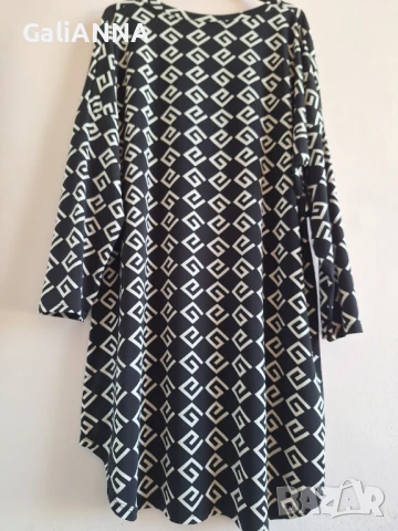 СТРАХОТНА ТУНИКА ЕФЕКТЕН ДЕСЕН 3XL-4XL, снимка 5 - Туники - 51241229