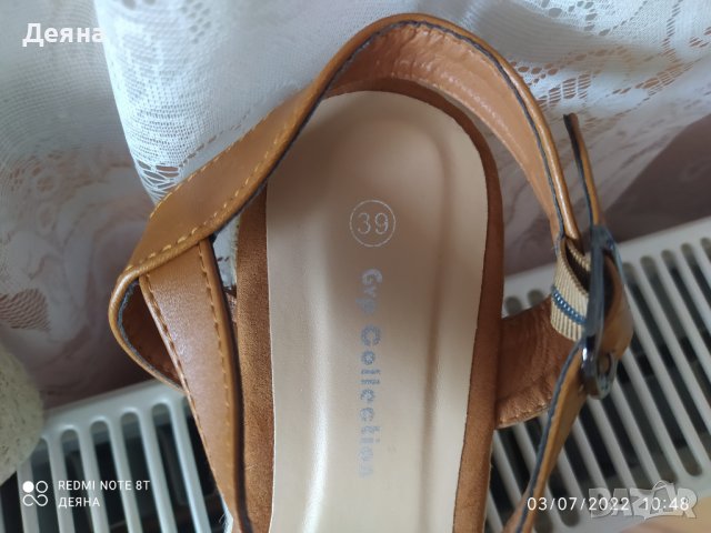 Сандали 39 номер, стелка 25 см., снимка 2 - Сандали - 37276738