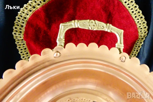 Меден съд,купа,сахан,чиста червена мед. , снимка 3 - Антикварни и старинни предмети - 53939694