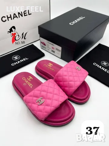 Louis Vuitton ⚜️ Gucci ⚜️Дамски Чехли , снимка 9 - Чехли - 55709814
