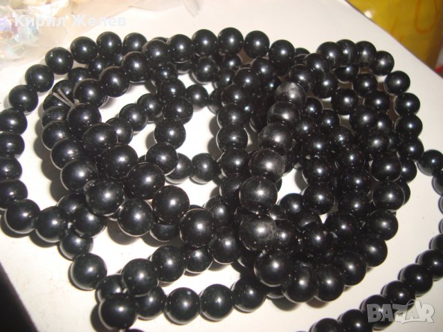 СТАРО ТЕЖКО ТИП ПЕРЛЕНО КРИСТАЛНО РЕТРО КОЛИЕ 7845, снимка 2 - Колиета, медальони, синджири - 31451119