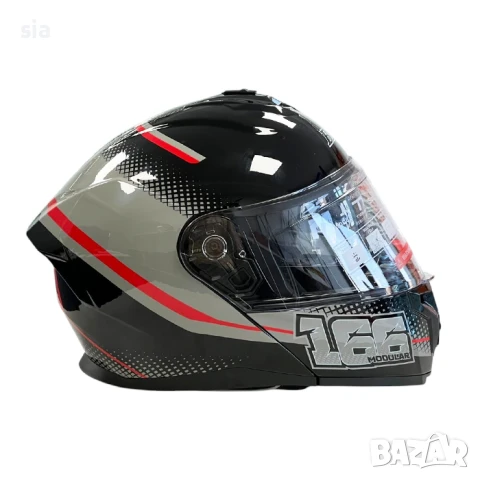 Каска с очила+ визьор, 4 размера