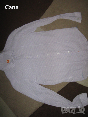 Риза BOSS   мъжка,М, снимка 2 - Ризи - 36572822