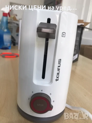 Тостер TAURUS  MY TOAST 1000W, снимка 3 - Тостери - 50904611
