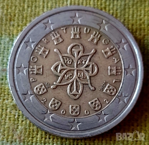 2 евро Португалия 2002 г