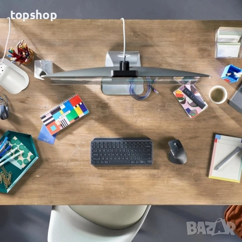 Чисто нова, запечатана безжична клавиатура Logitech MX Keys Mini Illuminated, минималистична..., снимка 5 - Клавиатури и мишки - 51628768