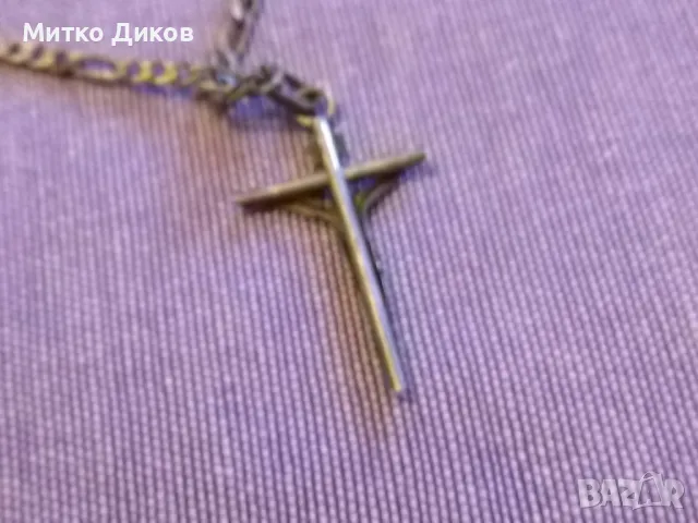 Сребърно кръстче разпъването на Христос проба 925, снимка 14 - Колиета, медальони, синджири - 49348810