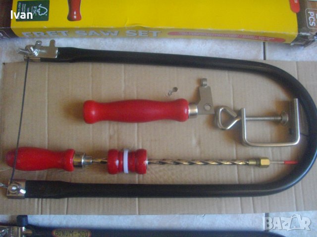 Нов Немски Сгъваем К-т-Мини Ножовка-Трион/Шило Пробой-BONUM-За Фини Срезове/Шило Кожарско/Обущарско, снимка 5 - Други инструменти - 37399617