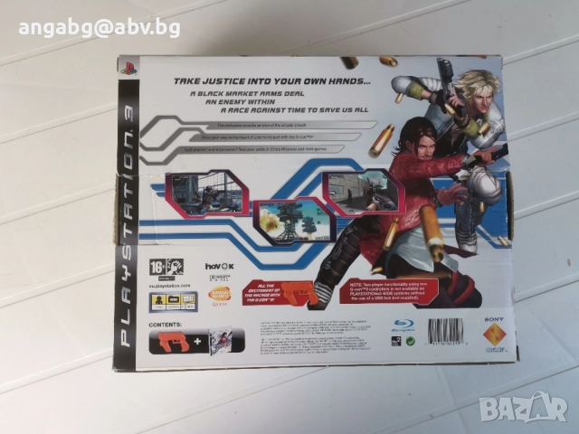 Time Crisis 4 Includes G-CON tm3, снимка 2 - Игри за PlayStation - 56309597
