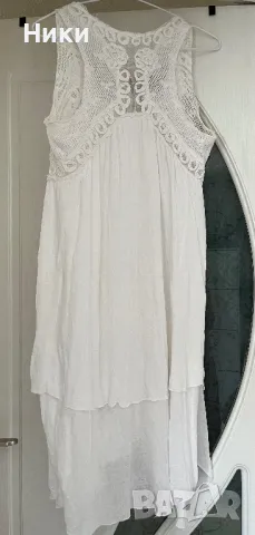 Красива рокля с бродерия, снимка 3 - Рокли - 49094639