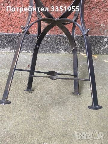 Масивна маса ковано желязо, снимка 10 - Маси - 51177242