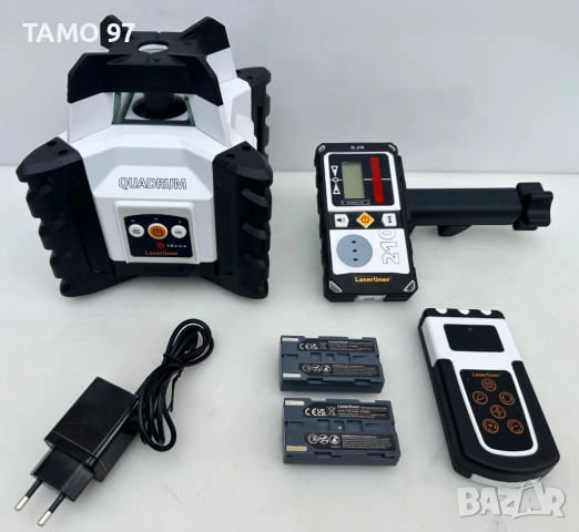 LASERLiNER Quadrum 210 Set - Ротационен лазерен нивелир като нов!, снимка 3 - Други инструменти - 52767563