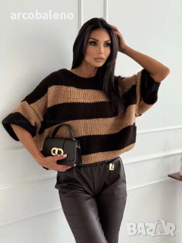 Дамски пуловер PEGGY, 2цвята , снимка 3 - Блузи с дълъг ръкав и пуловери - 52321370