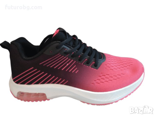 Олекотени маратонки в розово и черно преливащо, снимка 6 - Маратонки - 40320444