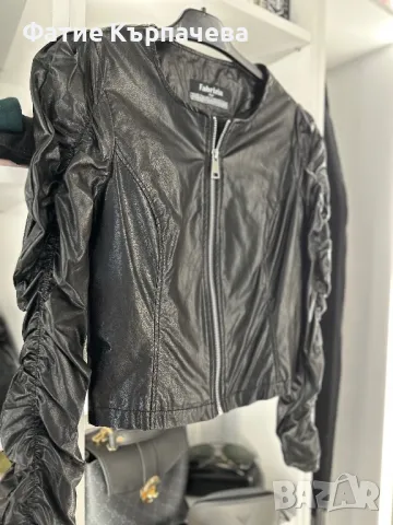 Черно яке  Fabrizia , снимка 2 - Якета - 47340202