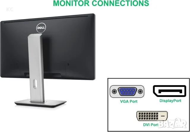 Монитор Dell P2314Ht, снимка 4 - Монитори - 55840655