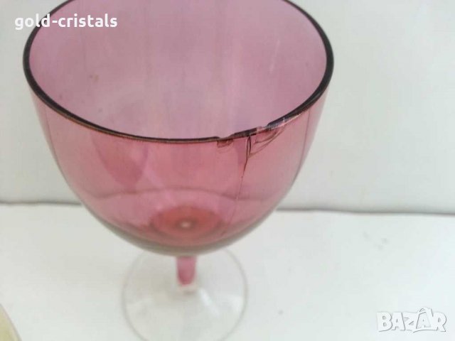 Ретро чаши за вино, снимка 6 - Антикварни и старинни предмети - 30075544