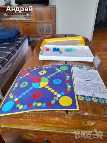 Стара детска игра Не се сърди човече и Дама, снимка 2 - Други ценни предмети - 51172276