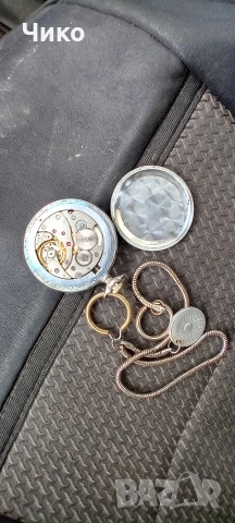 Руски джобен часовник "Мълния ", снимка 6 - Антикварни и старинни предмети - 53997357