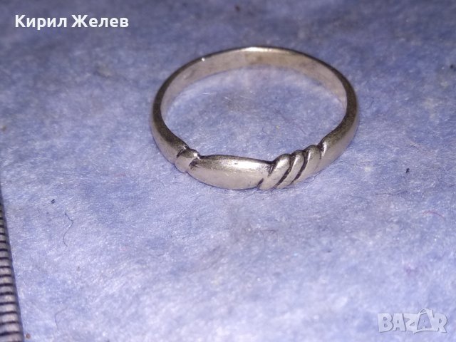 СТАР ДЕБЕЛО ПОСРЕБРЕН СТИЛНО ОРНАМЕНТИРАН РЕТРО АРТ ФИН ПРЪСТЕН от БЛАГОРОДНА СТОМАНА 28746, снимка 9 - Антикварни и старинни предмети - 40488530