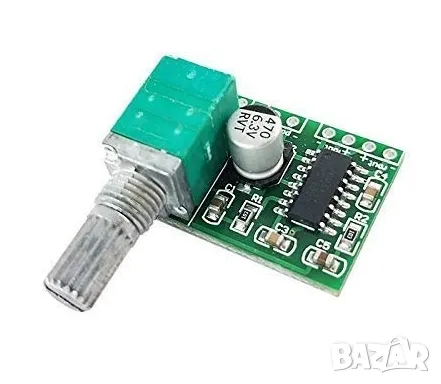 PAM8403 5V аудио усилвател 2 канала по 3W с контрол на силата на звука