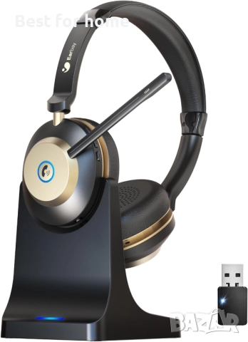 Професионална Bluetooth Слушалка Earbay с Микрофон – Шумопотискане и 40ч. батерия