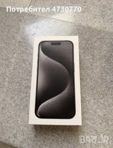 iPhone 15 pro черен , снимка 2 - Apple iPhone - 56536510