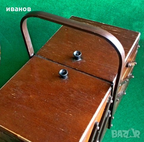 Немски шивашки несесер, снимка 4 - Антикварни и старинни предмети - 35193013