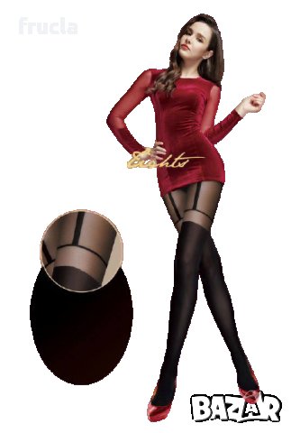 Фигурален чорапогащник Фиона с Жартиер