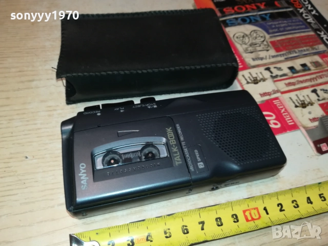 SANYO+КАСЕТА+КОЖЕН КЕЙС-ВНОС SWISS 2210250738, снимка 3 - Радиокасетофони, транзистори - 52138517