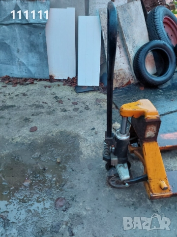 Палетна  количка работеща , снимка 15 - Индустриална техника - 37676133