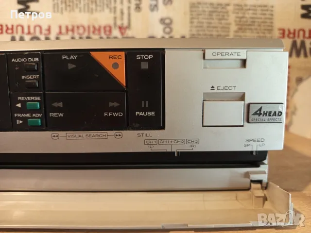 Ретро VHS Видео"Hitachi"VT-7E., снимка 3 - Плейъри, домашно кино, прожектори - 49516350