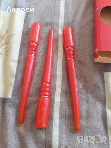 Стари декоративни свещи, снимка 4 - Други ценни предмети - 30904218