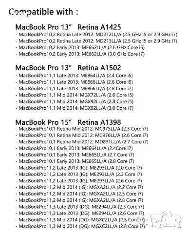 НОВ MacBook Ремонтен Комплект - Отвертка, Винтчета и Крачета за всички MacBook Air Pro 11 13 15 17, снимка 6 - Части за лаптопи - 31832491