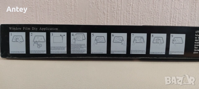 Синьо фолио за прозорци на автомобил, 3 рола в комплекта, снимка 6 - Аксесоари и консумативи - 53152415
