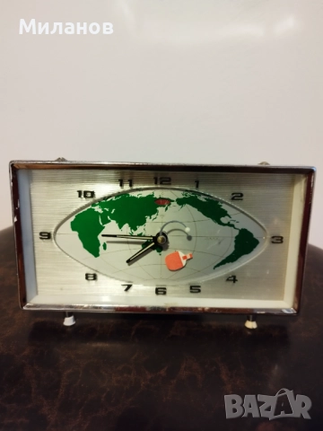 Стар анимиран будилник, настолен часовник