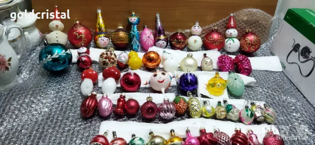 Стари стъклени играчки , снимка 2 - Антикварни и старинни предмети - 43369876