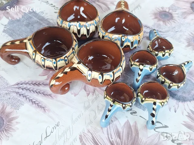 ✅ТРОЯНСКА КЕРАМИКА - ЧАШКИ ❗, снимка 2 - Сервизи - 55749710