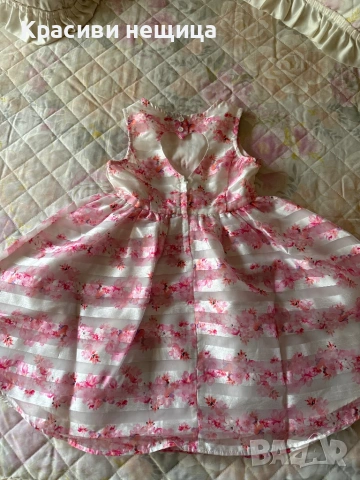 Разкошна рокличка за малка принцеса, снимка 5 - Детски рокли и поли - 54270474