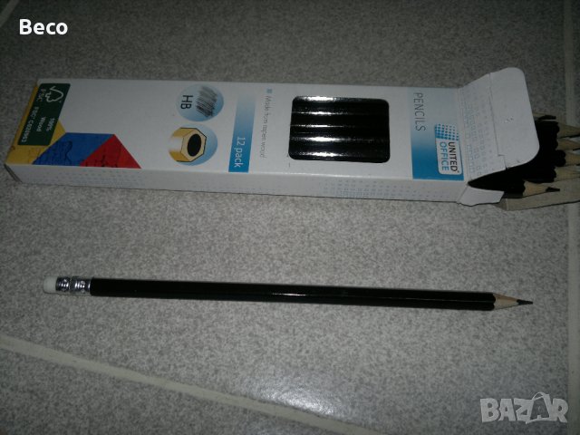 черни моливи НВ, снимка 1 - Ученически пособия, канцеларски материали - 36627311