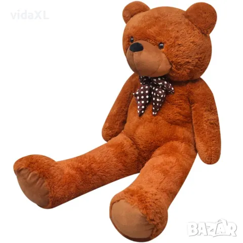 vidaXL Мека плюшена играчка мече XXL кафяво 160 см(SKU:80100), снимка 1 - Кукли - 49506688