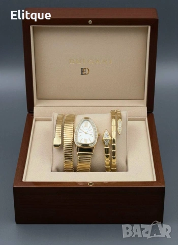 часовник и гривна bvgari 